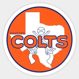 Original Houston Colt .45s Baseball Sticker